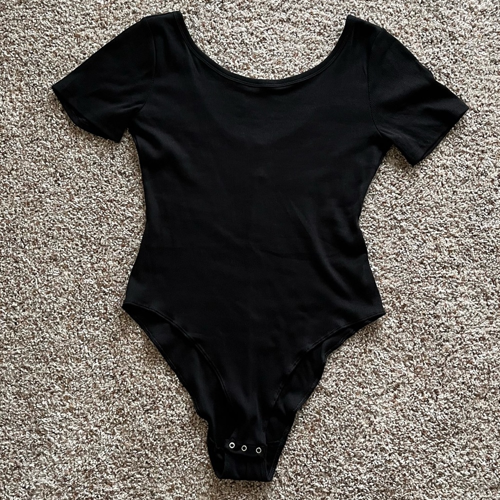 Divided by H&M Stretchy Ribbed Bodysuit Size Large
